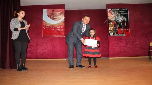 Her Çocuk Bir Şiir yarışması İlçe Finali Okul Öncesi Öğrencilerinin katılımı ile başladı.