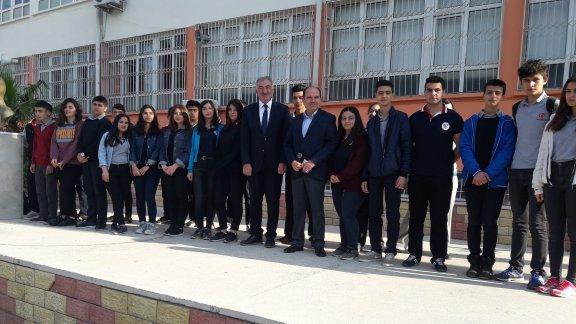 İlçe Milli Eğtim Müdürümüz Sayın Adem ŞİMŞEK  Gazi Anadolu Lisesini Ziyaret Etti