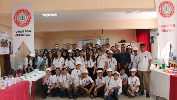 İlçemiz Turgut Özal Ortaokulu  4006 Tübitak Bilim Fuarı Açılışı Yapıldı