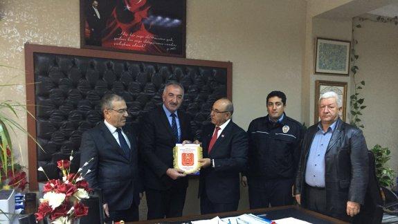 Türkiye Muharip Gazi Derneği Mersin Şubesi Yönetim Kurulu Başkanı ve Üyeleri Müdürümüzü Makamında Ziyaret Etti