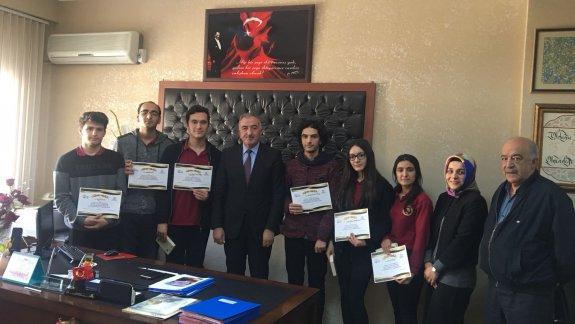 İlçemiz Atatürk Anadolu Lisesi Bilgi Yarışmasında İl Üçüncüsü Oldu
