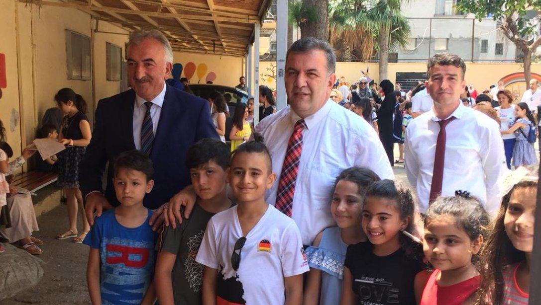 İl Milli Eğitim Müdürümüz Adem Koca İlçemiz Mehmet Fatih Deveci İlkokulu'nda Düzenlenen Karne Törenine Katıldı